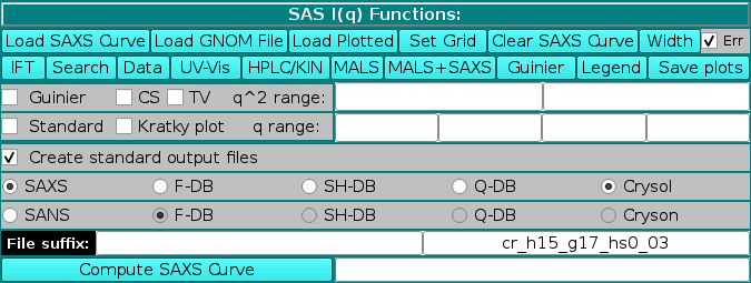 SOMO SAS I(q) Panel